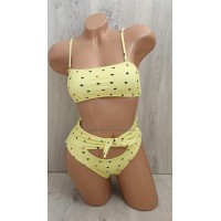 Молодіжний купальник з завищеною талією №14-167, 36-44 розмір