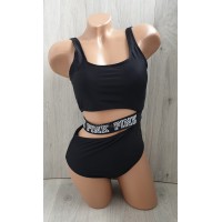 Молодіжний суцільний купальник Pink №14-196, 38-46 розмір