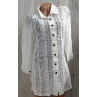 Пляжна туніка №14-207, біла