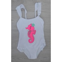 Суцільний дитячий купальник морський коник, 28-36 розмір