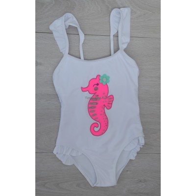 Суцільний дитячий купальник морський коник, 28-36 розмір