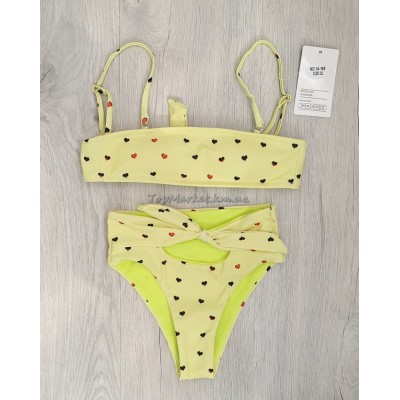 Підлітковий купальник з завищеною талією, 32-40 розмір