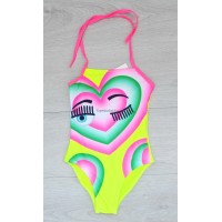 Суцільний дитячий купальник, 28-36 розмір