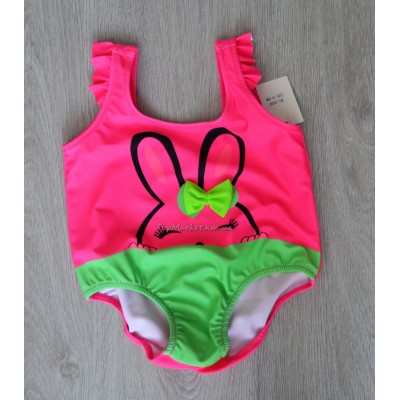 Суцільний купальник з зайчиком, 0-36 місяців Суцільний купальник з зайчиком, 0-36 місяців