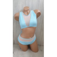 Підлітковий купальник, топ з завищеною талією, 34-42 розмір