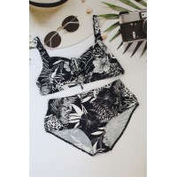 Жіночий купальник "бабушка" №0619, 54-62 розм.