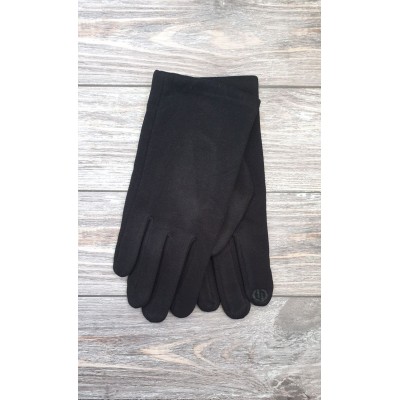 Чоловічі рукавиці з пальтової тканини на хутрі №1-4 - модель "класика"