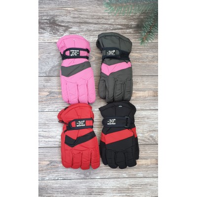 Балонові рукавиці на флісі мікс хлоп/дівч №12-77, 5-8 років