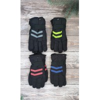 Балонові рукавиці на флісі мікс хлоп/дівч №12-78, 6-10 років