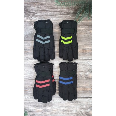 Балонові рукавиці на флісі мікс хлоп/дівч №12-78, 6-10 років