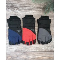 Балонові рукавиці на хутрі мікс хлоп/дівч №12-80, 8-14 років