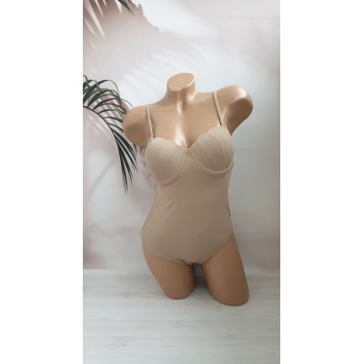 Молодіжний купальник в рубчик №13-244, 38-46 розм.