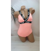 Молодіжний суцільний купальник Pink №14-127, 36-42 розмір