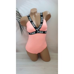 Молодіжний суцільний купальник Pink №14-127, 36-42 розмір