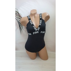 Молодіжний суцільний купальник Pink №14-127, 36-42 розмір