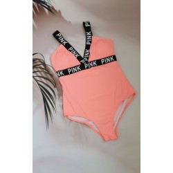 Молодіжний суцільний купальник Pink №14-127, 36-42 розмір