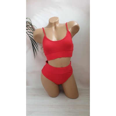 Молодіжний купальник топом №14-187, 38-46 ром