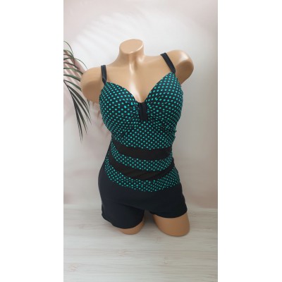 Жіночий суцільний купальник БАТАЛ №14-221, 54-62 розм