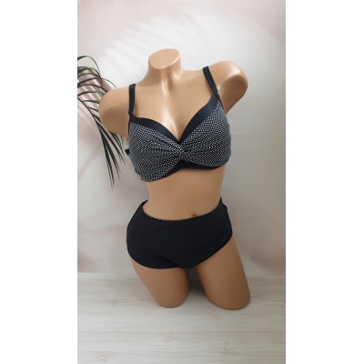 Жіночий купальник завищена талія №14-226, 48-56 розм