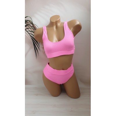 Молодіжний купальник завищена талія №14-254, 36-44 розм