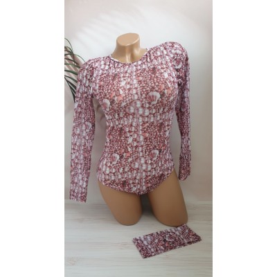 Суцільний купальник з SPF-35 захистом №14-317, 38-46 розм.