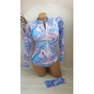 Суцільний купальник з SPF-35 захистом №14-318, 38-46 розм.