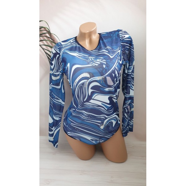 Жіночий суцільний купальник з SPF-35 захистом №14-328, 52-60 розм.