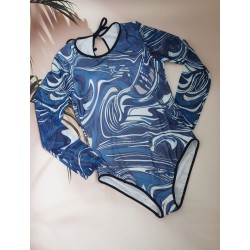 Жіночий суцільний купальник з SPF-35 захистом №14-328, 52-60 розм.