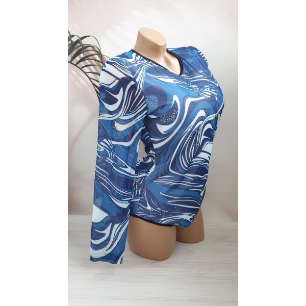 Жіночий суцільний купальник з SPF-35 захистом №14-328, 52-60 розм.