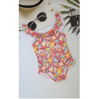 Дитячий суцільний купальник глянцевий, 28-36 розмір