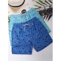 Чоловічі пляжні шорти №15-28, M-3XL