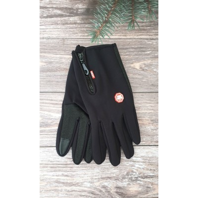 Чоловічі неопренові рукавиці на флісі №17-36, середній розмір