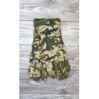 Одинарні флісові рукавиці №2-72, великий розмір