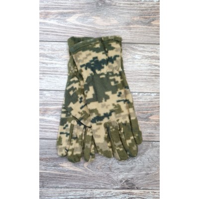 Одинарні флісові рукавиці №2-72, великий розмір