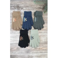 Одинарні рукавиці для хлопчиків №3-23, 8-12 років