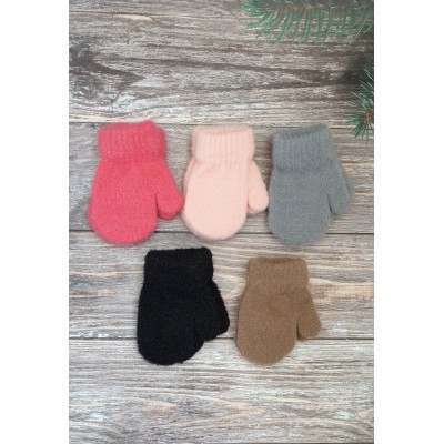 Одинарні рукавички мікс хлопчик/дівчинка №3-34, 0-2 роки