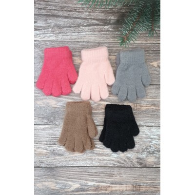 Одинарні рукавиці мікс хлопчик/дівчинка №3-35, 0-2 роки 