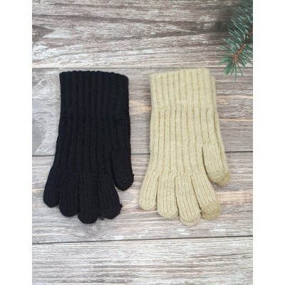 Одинарні сенсорні рукавиці мікс хлопчик/дівчинка №3-36, 6-10 років