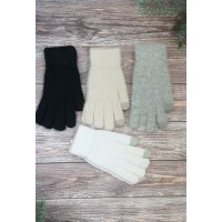 Жіночі ангорові рукавиці одинарні №5-73