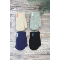 Дитячі рукавички на хутрі мікс хлопчик/дівчинка №7-46А, 2-4 роки