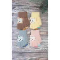 Одинарні рукавиці мікс хлопчик/дівчинка №-7-47А, 2-4 роки