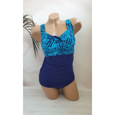 Жіночий суцільний купальник БАТАЛ №F061, 52-60 розмір