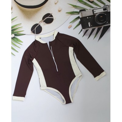 Підлітковий купальник з рукавами №М544, 34-42 розм.