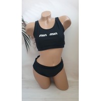 Молодіжний купальник топом №М559, 36-44 розм.