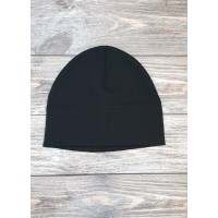 Трикотажна шапка котілок - чорна