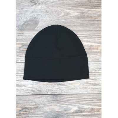 Трикотажна шапка котілок - чорна