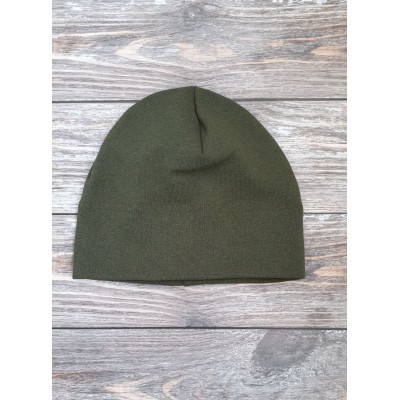 Трикотажна шапка котілок - олива