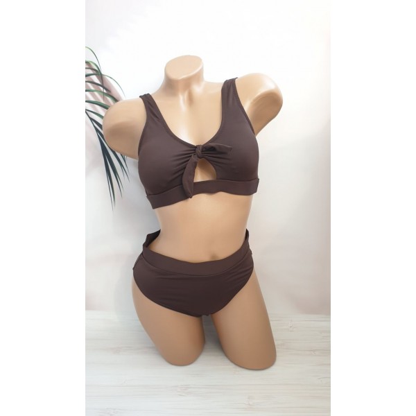 Молодіжний купальник топом №13-278, 38-46 розм.