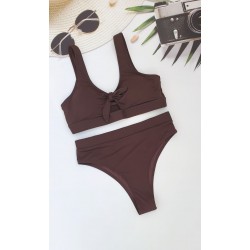 Молодіжний купальник топом №13-278, 38-46 розм.