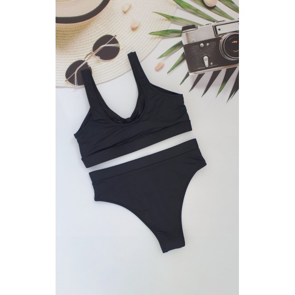 Молодіжний купальник топом №13-278, 38-46 розм.